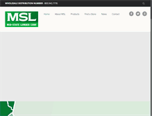 Tablet Screenshot of midstatelumber.com